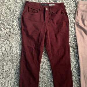 Maroon jeggings